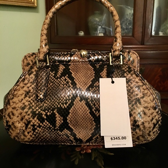 Brahmin mini Layla in Coffee Felix - Picture 3 of 13